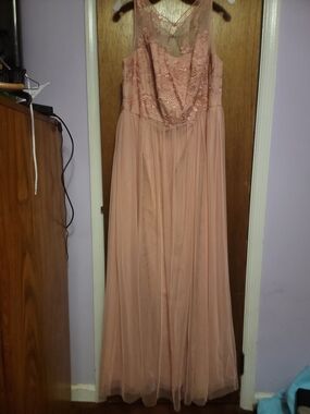 crepe back satin scoop tank bridesmaid dress Crepe-Back Satin Scoop Tank Dress